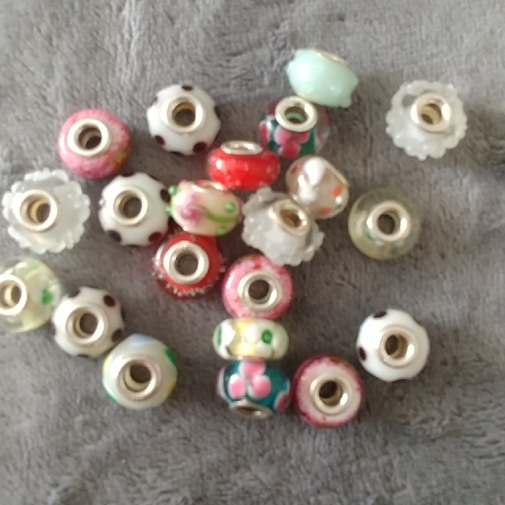 Colorful Glass Bead Set